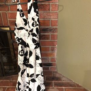 WHBM NWT halter flower dress